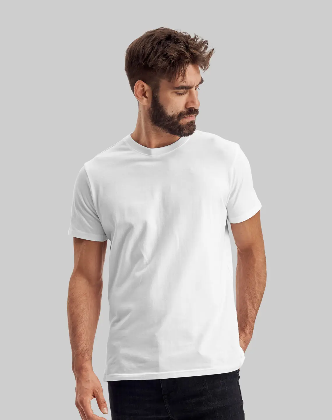 Blank Cotton T-Shirt - Image 2