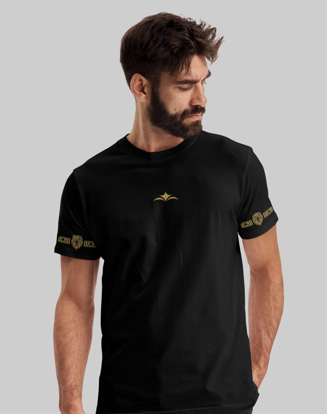 "Leone Imperiale" Cotton T-Shirt - Image 2