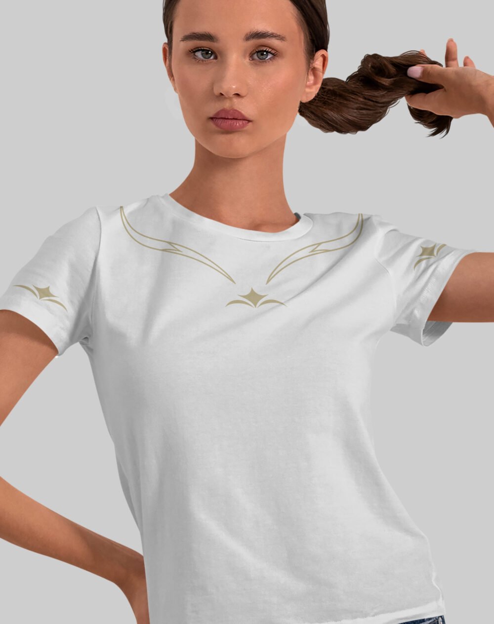 "Corale" Cotton T-shirt - Image 3