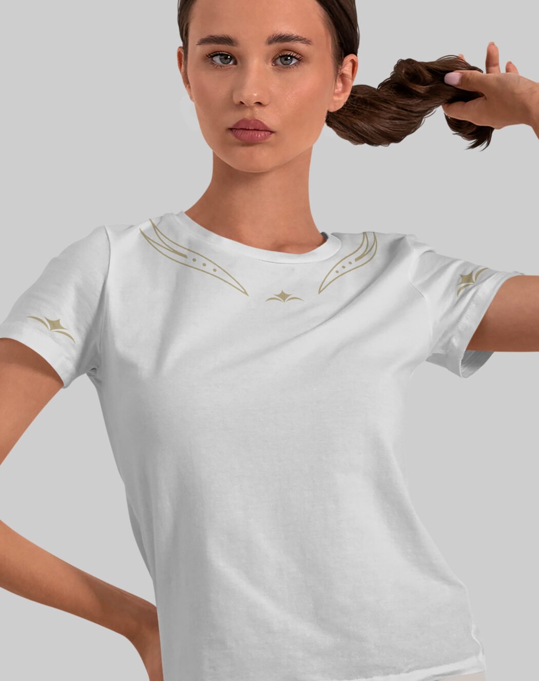 "Corale" Cotton T-shirt - Image 3
