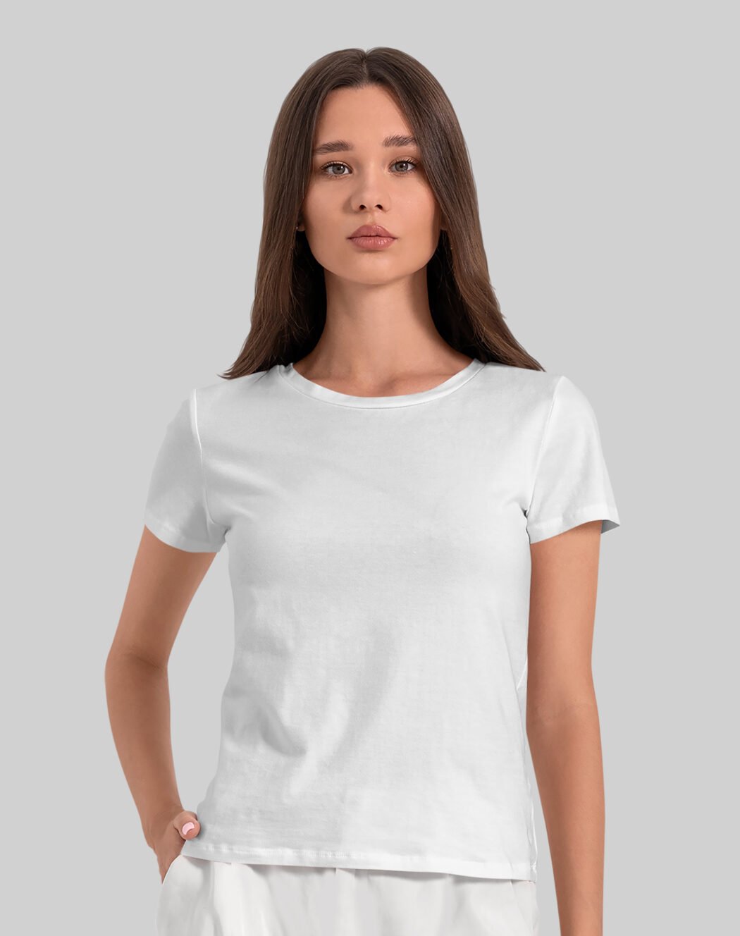 Blank Cotton T-shirt - Image 3